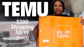 My $200 TEMU Shopping Spree | Everyday Essentials For Less