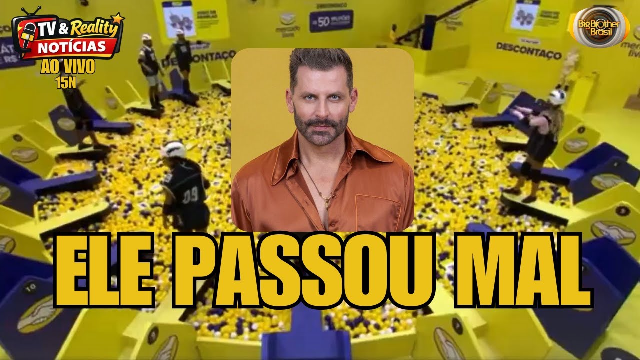 BBB 26: Henry Castelli passou mal! Provas de resistência do BBB deveriam ter limites? | AO VIVO