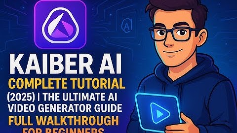 Kaiber AI Complete Tutorial (2025) | The Ultimate AI Video Generator Guide