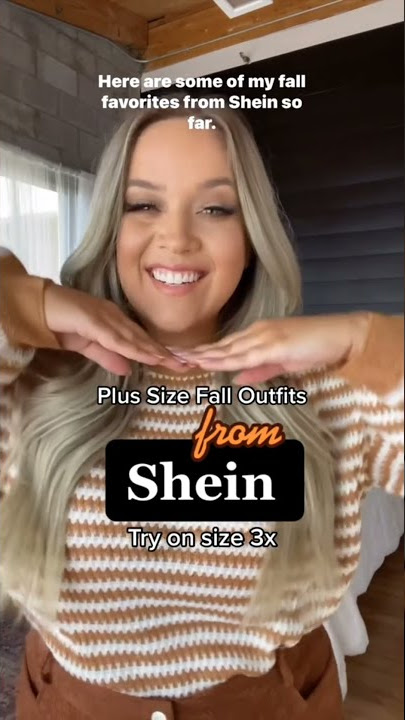 Curvy Women's Fall Shein Outfit Ideas | Plus Size Clothing Try On Haul 2021