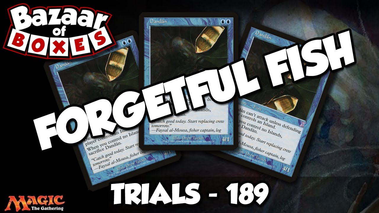 DanDan Forgetful Fish - Trials 189 - Round 4/4 [MTG Legacy] - YouTube
