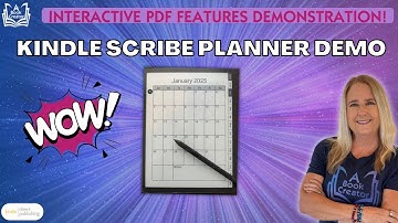 Unlock the Power of Your Kindle Scribe Planner: Full Interactive Guide!