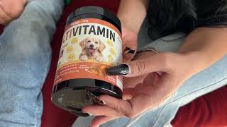 Dog Vitamins 16 In 1 Dog Vitamins And Supplements, 500 Ct Multivitamin Supports Daily Energy