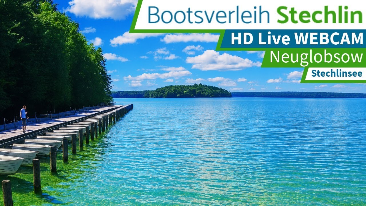 Live vom Stechlinsee – Webcam am Bootsverleih Stechlin in Neuglobsow