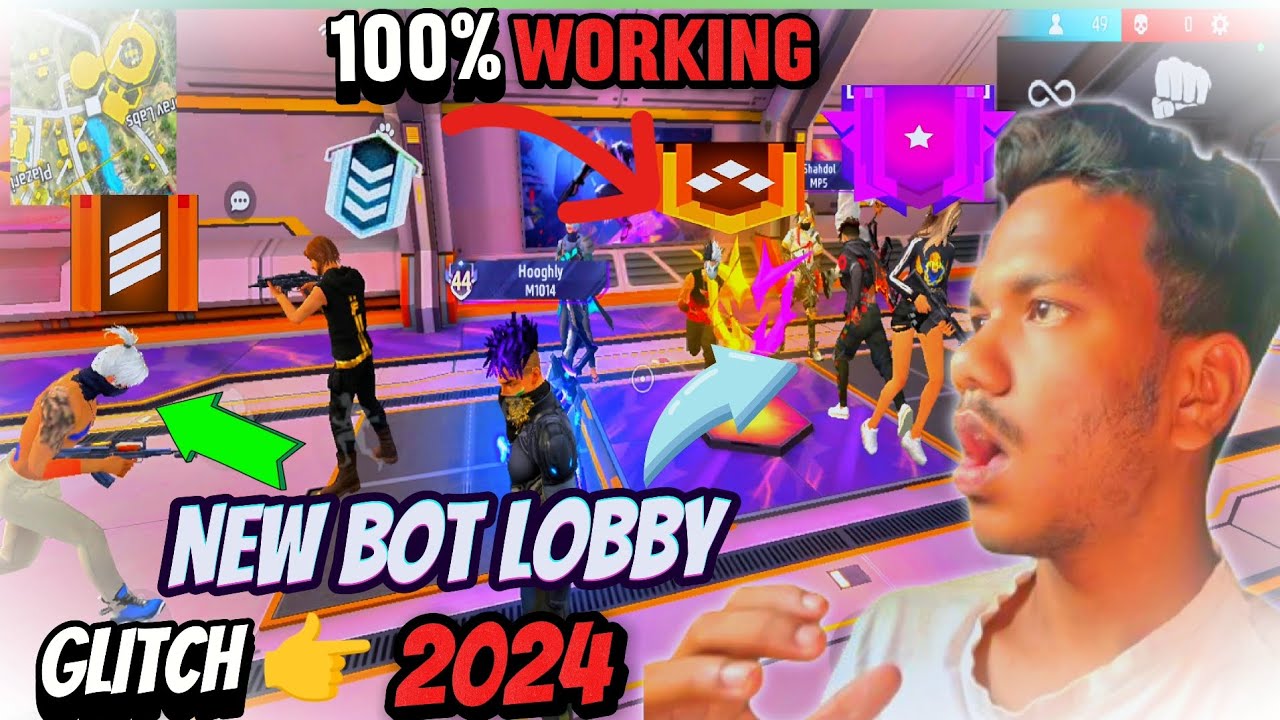 NEW BOT LOBBY GLITCH IN GARENA FREE FIRE 🔥| HOW TO GET NOOB LOOBY ...