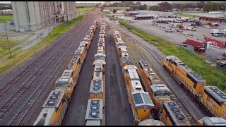 10 Minute Timer Silent Train Footage with Long Train Horn At End. Serene Train Journey Countdown