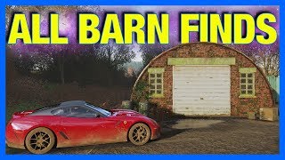 Forza Horizon 4 : ALL BARN FINDS   LOCATIONS!!