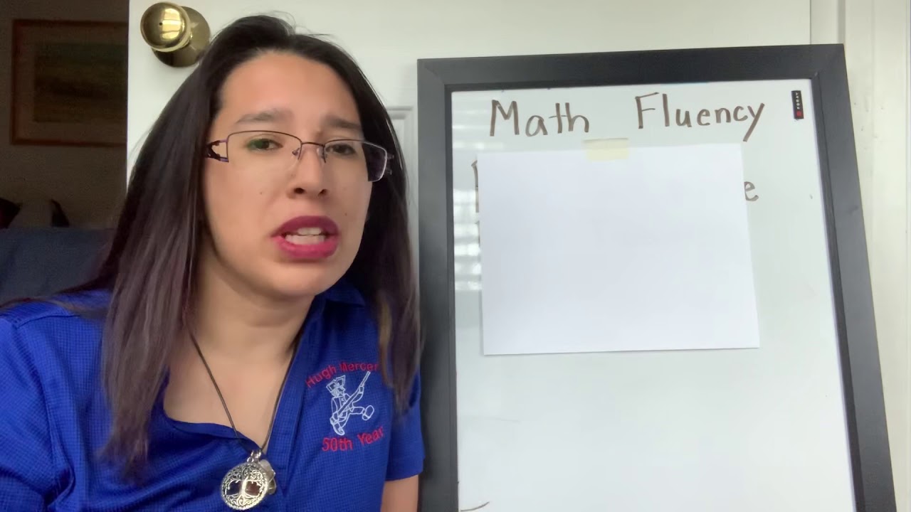 Math Fluency for First Grade - YouTube