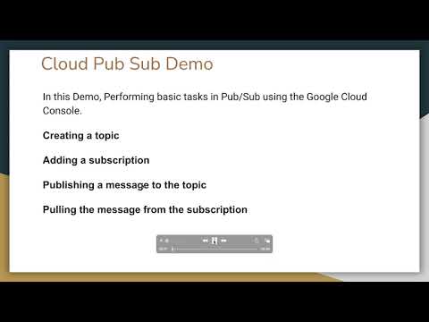 #cloud#GCP   Cloud Pub/Sub Demo Using Console ​(Part 2) | Google Cloud Platform for Beginners 2021