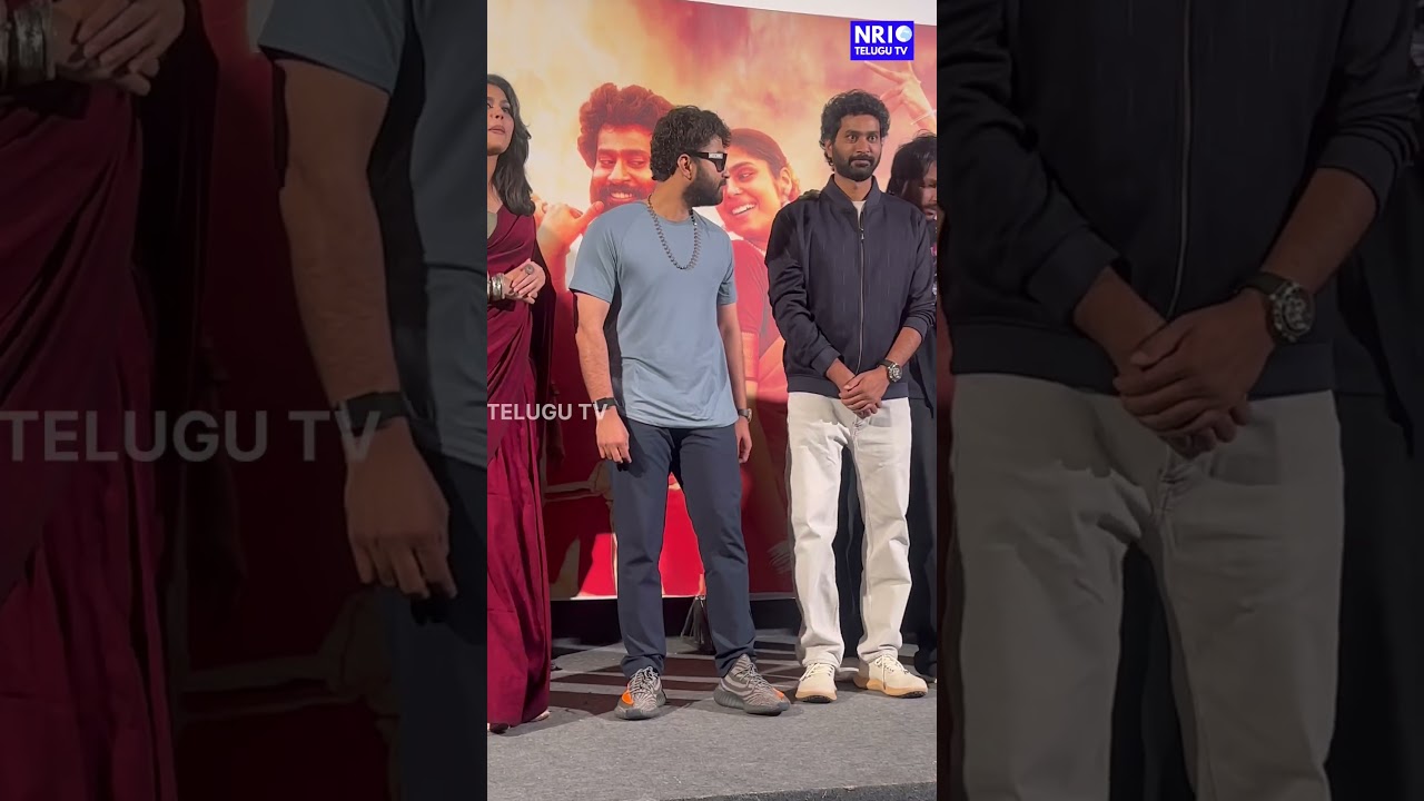 Герой #vishwaksen #sandeepkishan #tiruveer Героиня #fariaabdullah в тизере Багхаватуду в Раманаиду