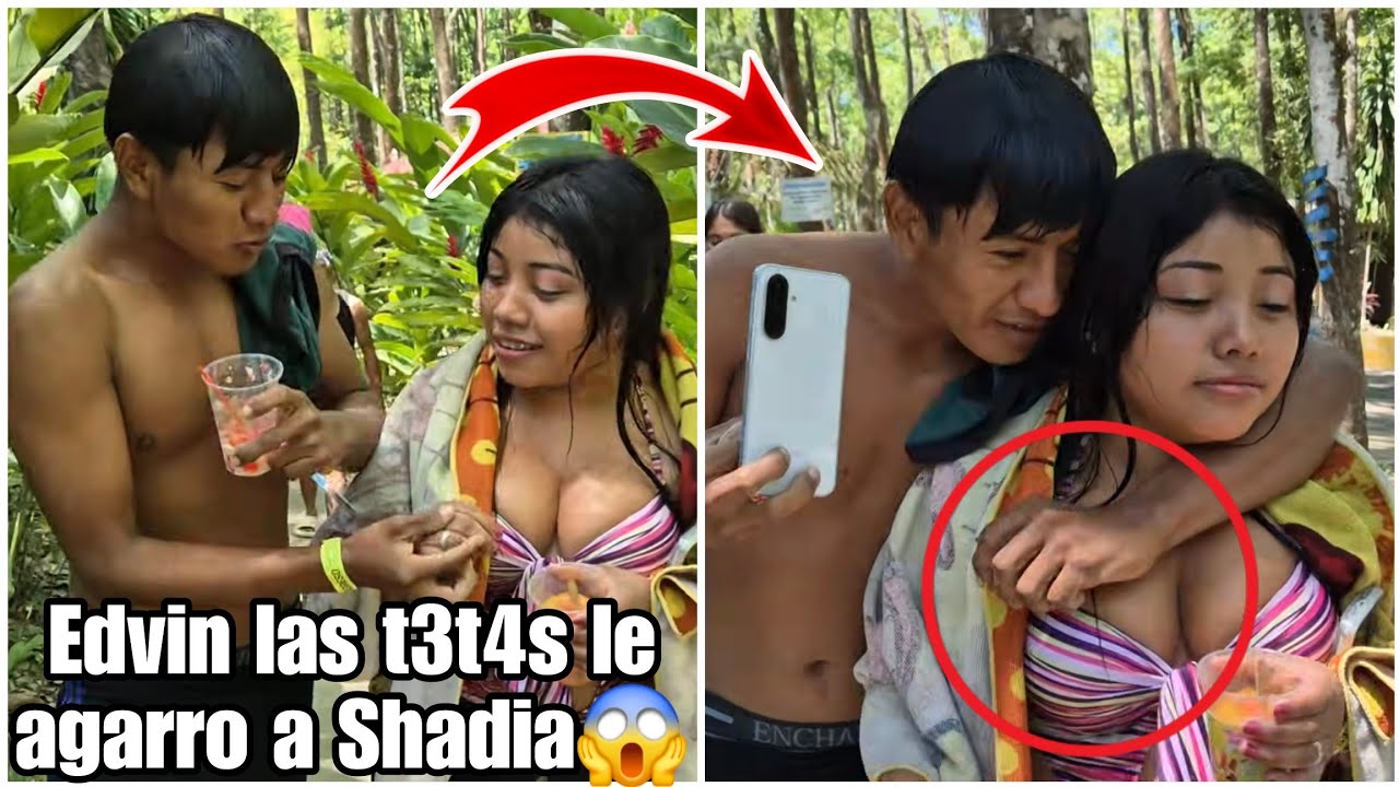Edvin estaba soc4ndo a Shadia a escondidas de todo|Le toco una tet4 en pleno video😱