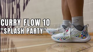 Under Armour Curry Flow 10 "Splash Party" Performance Review | Best Flow Yet!