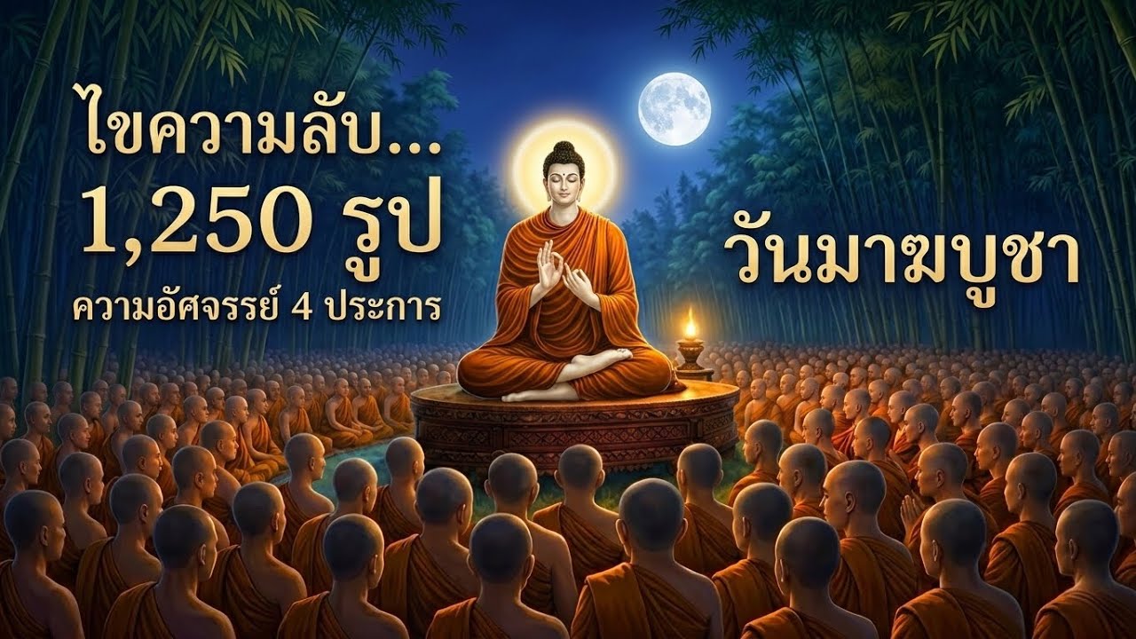 สรุปจบในคลิปเดียว! วันมาฆบูชา และหัวใจพระพุทธศาสนา
