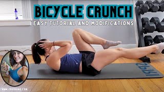 Modified Bicycle Crunch Exercise