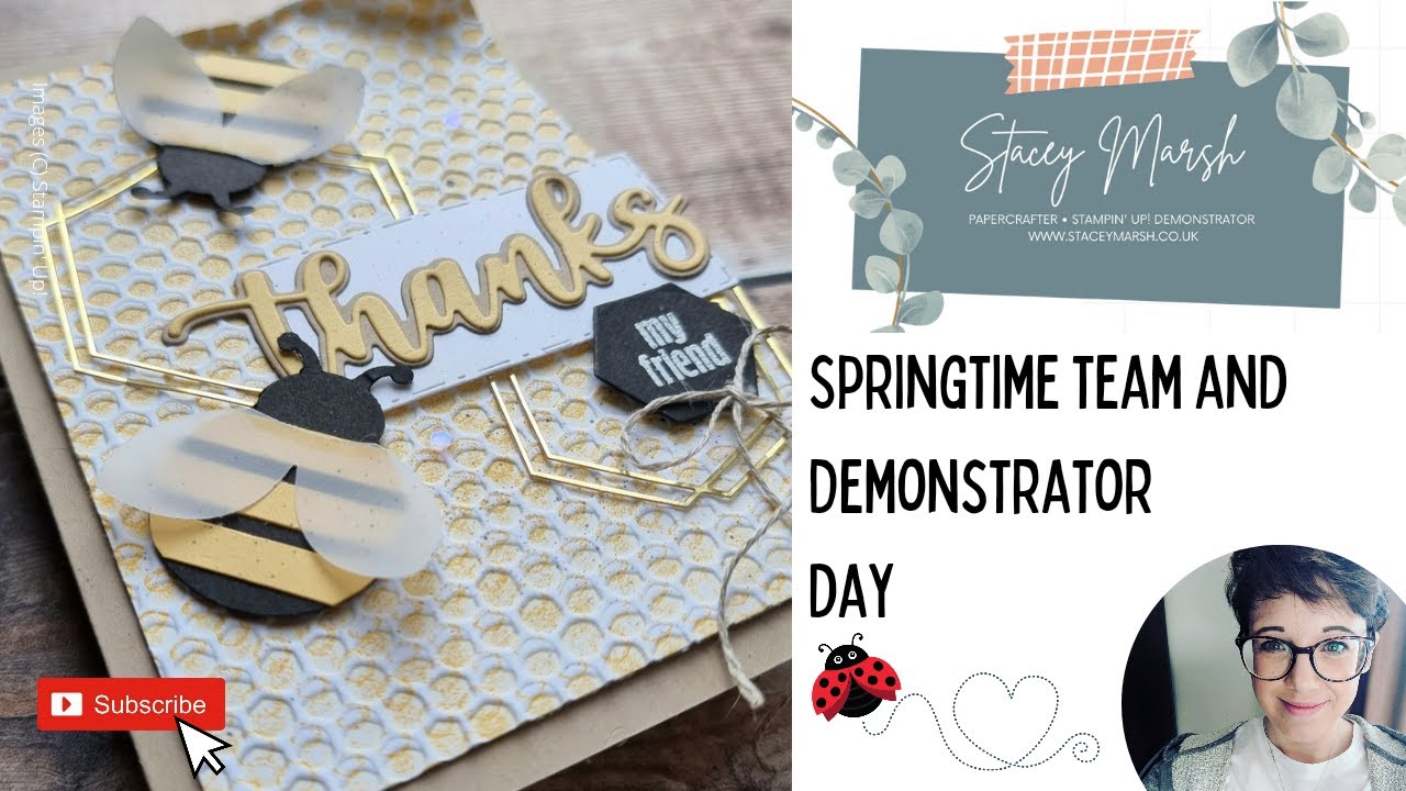 Spring Time Team SPRINGTIME TEAM AND STAMPIN UP DEMONSTRATOR DAY, CARD DESIGN NUMBER 1 ...