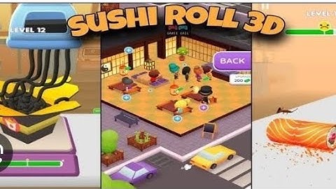 Sushi Roll 3D New #gameplay #walkthrough android (iOS)#youtubeviralvideo #youtubegaming #likeforlike