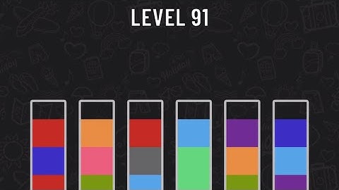 Water Sort Puzzle Level 91 #watersortpuzzle #mobilegames #puzzlegame #watersortpuzzlegameplay