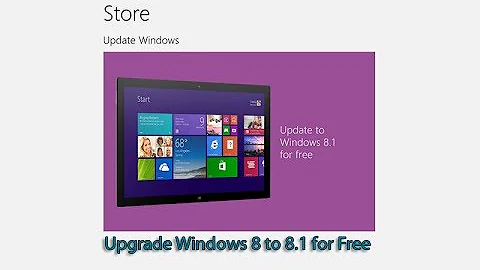Upgrade Windows 8 to 8.1 for Free
