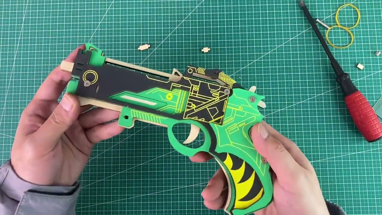 Hunting God Rubber Band Gun Assembling Tutorial