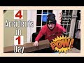 4 ACCIDENTS IN 1 DAY | kid gets hit by a balance beam!