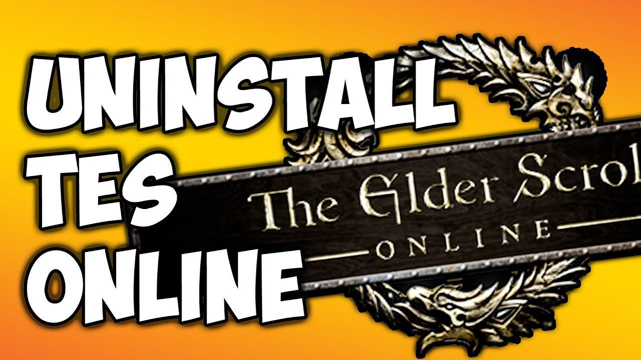 Uninstalling Elder Scrolls Online - The Bethesda Way