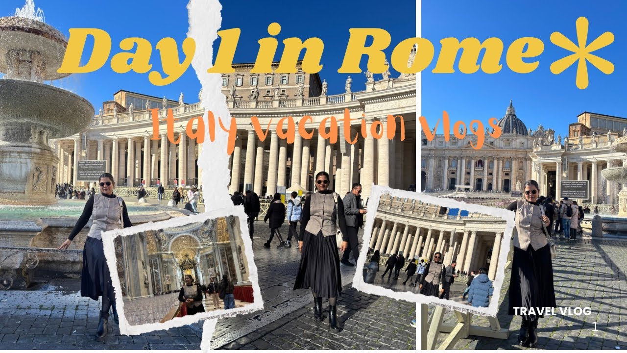 Day 1 in the capital city Rome- Italy vacation vlogs