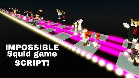 Impossible Squid game🔥MARK PATH, Clear tile color🔥Roblox Script!