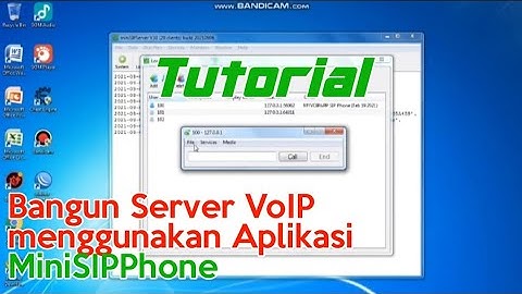 Membangun Server VoIP Dengan Aplikasi MiniSIPPhone