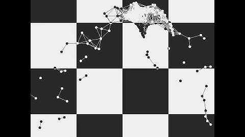 Create particle from velocity. And, color reverse. Draw by openFrameworks