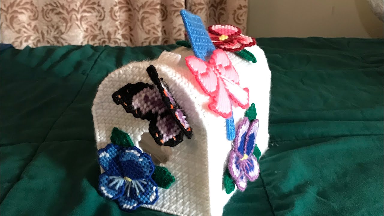 Cut Mailbox Tissue Cover Plastic Canvas YouTube