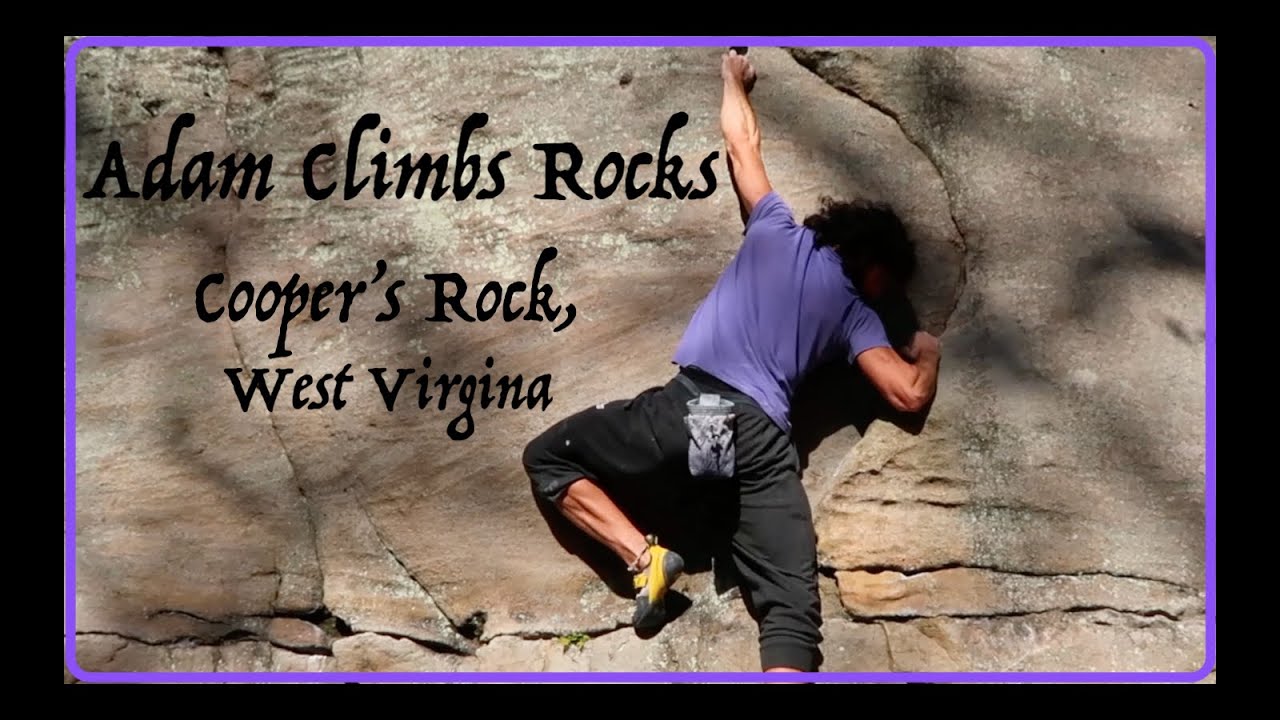Adam Climbs Rocks | Bouldering in Cooper's Rock, West Virginia