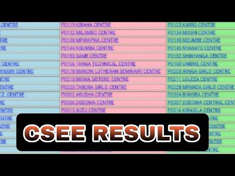 MATOKEO YA KIDATO CHA NNE 2024 2025 FORM FOUR RESULTS 2024 2025