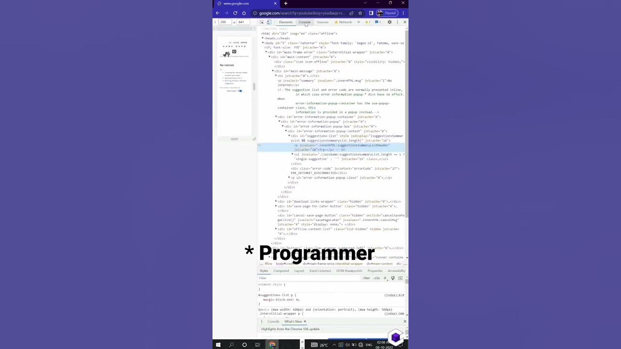 Chrome dino hack youtube