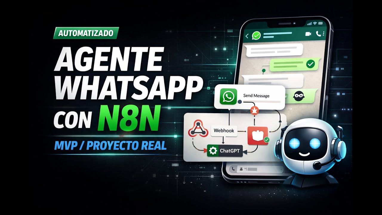 Creé un Agente de WhatsApp con n8n (MVP Funcional) 1/3 - YouTube