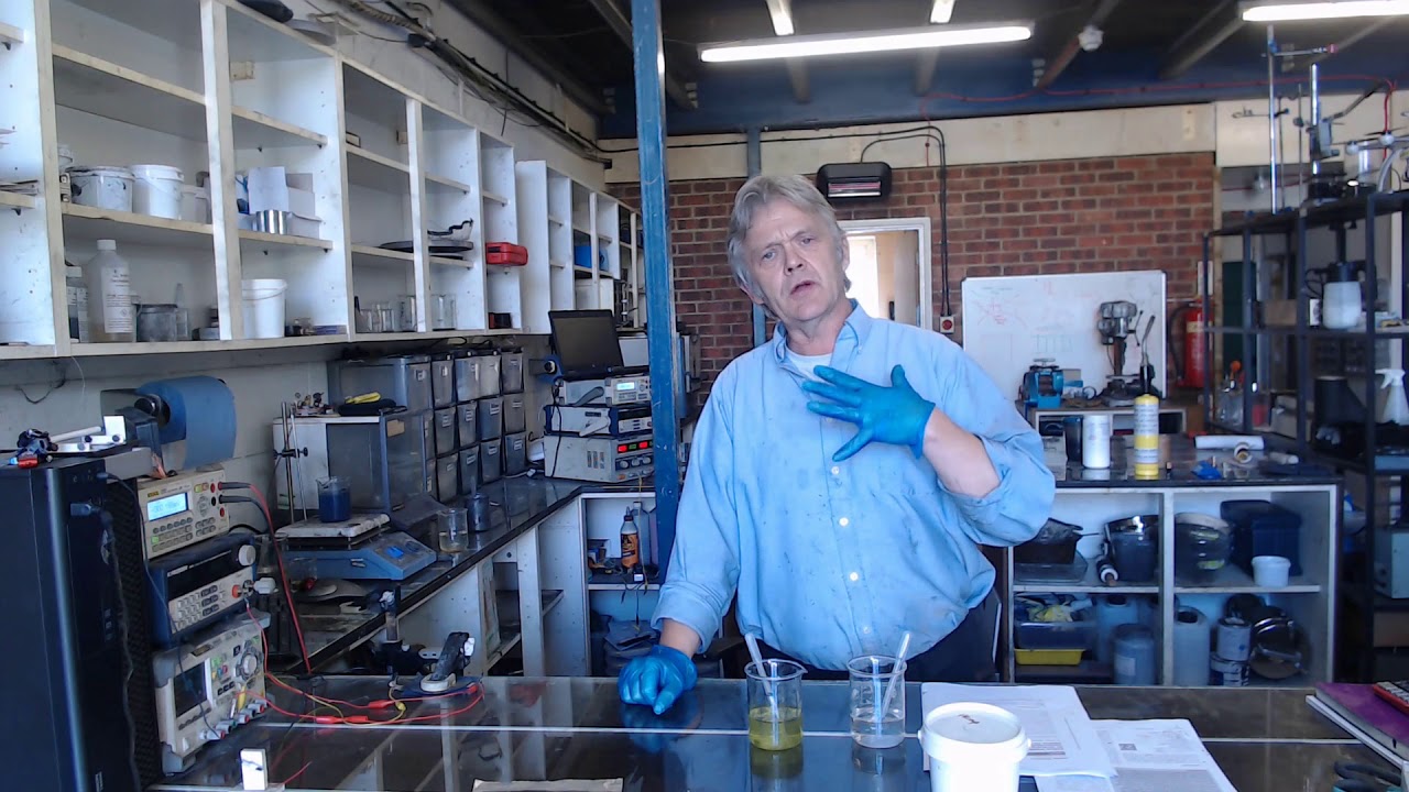 How To Make A Hemp Battery - Electrolyte Additions - YouTube