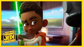 Off the Rails | Star Wars: Young Jedi Adventures | @StarWarsKids x @disneyjunior