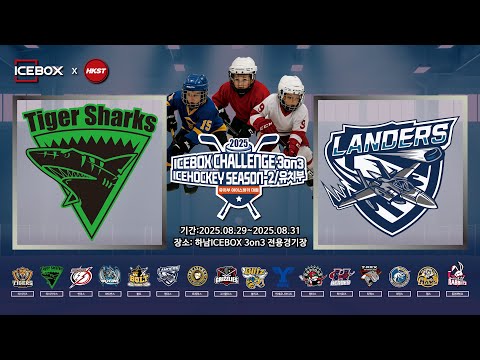 LIVE • 타이거샥스 vs 랜더스 • 2025 ICEBOX CHALLENGE 3on3 ICE HOCKEY Season 2ㅣ유치부 Div.3A • 2025. 8. 31