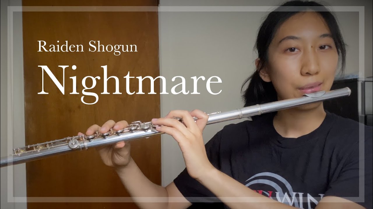 "Raiden Shogun: Nightmare" - Genshin Impact (Flute and Piano Cover)