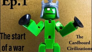 The Cardboard Civilizations ep.1 The start of a war