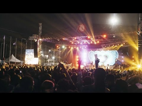 Beautiful 🥰 Fireworks At Solfest Event While Sauti Sol Performing:Sold Out Event With Thousands.