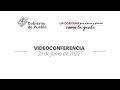 Videoconferencia 21 de Junio de 2022