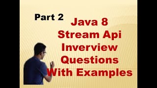 2. Stream Api Interview questions| Java8 Interview Question on Stream Api