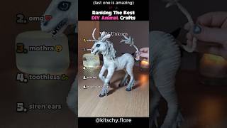 Ranking The BEST DIY Animal Crafts Ever 💖✨ #shorts #tiktok