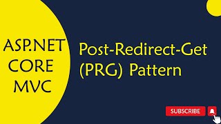 ASP.NET CORE MVC : 61 Post-Redirect-Get (PRG) Pattern Example in ASP.NET Core in Telugu