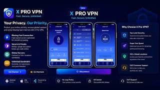 X Pro VPN – Fast & Secure Flutter VPN App Source Code screenshot 5