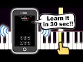 Gambar cover iPhone Marimba Ringtone - EASY Piano tutorial