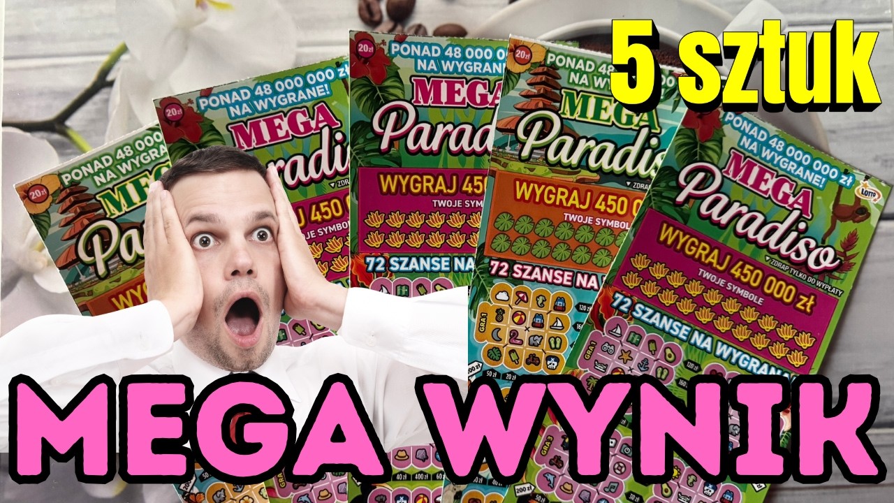 Zdrapki Lotto👉PREMIERA🤩MEGA PARADISO🤩TO SIĘ NIE DZIEJE🤯🤯🤯#megaparadiso