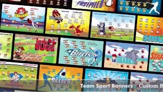 Softball team banners - Softball banner ideas part 1