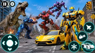 Optimus Prime Multiple Transformation Jet Robot Car Game 2026 - Android Gameplay screenshot 3