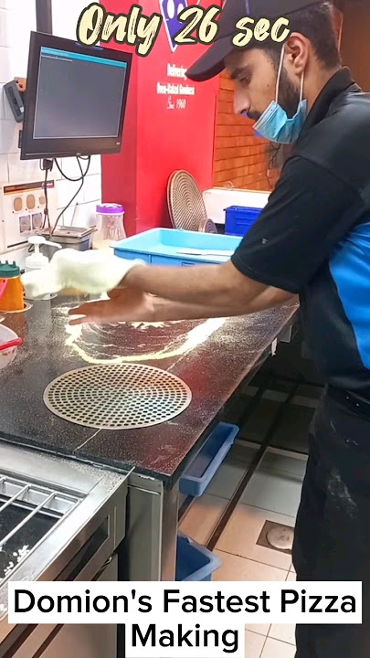 DOMINOS PEPPERONI FASTEST PIZZA MAKING #viral #dominos #shortsview #dominospizza